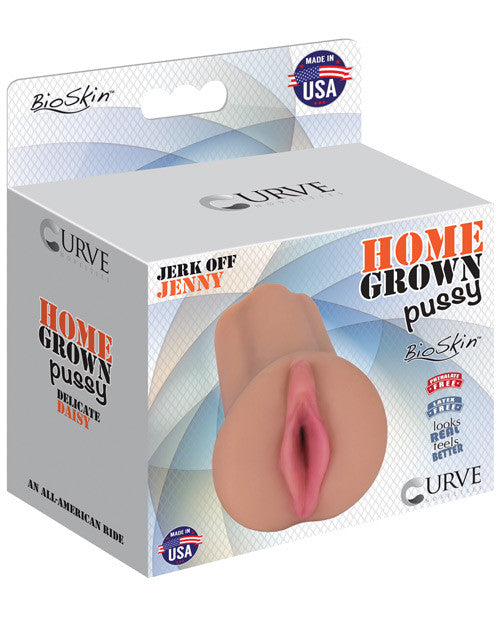 Curve Novelties Home Grown Bioskin Jerk Off Jenny - Latte