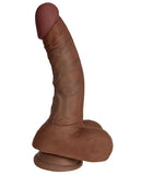 Curve Novelties Home Grown 9" Cock - Chocolate