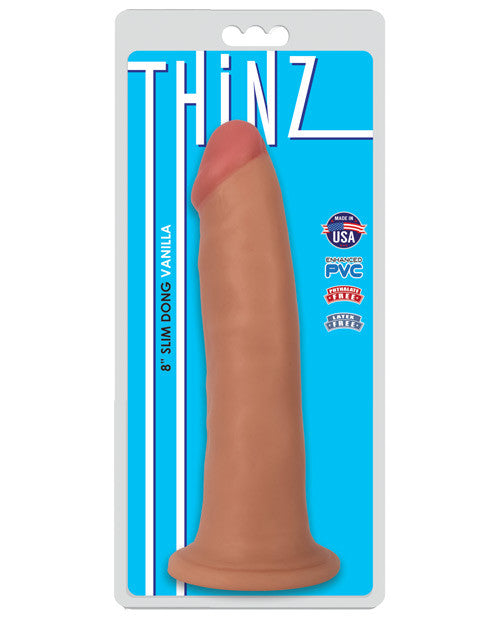 Curve Novelties Thinz 8" Slim Dong - Vanilla