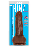 Curve Novelties Thinz 6" Slim Dong W-balls - Chocolate