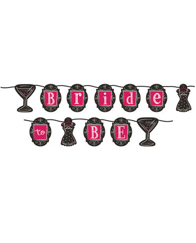 Bride To Be Bridal Bash Ribbon Banner