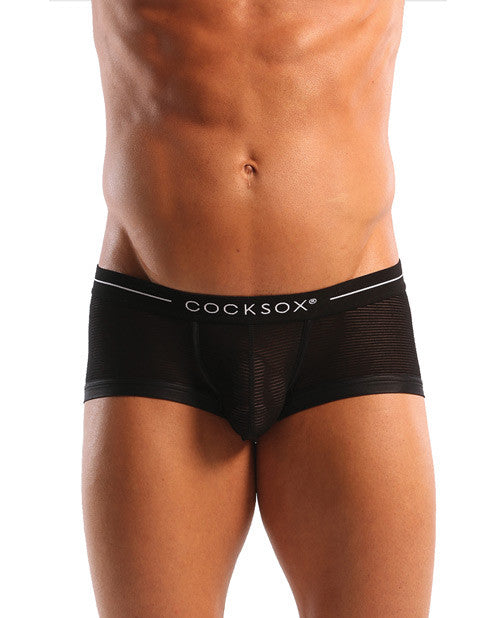 Cock Sox Sheer Trunk Black Lg