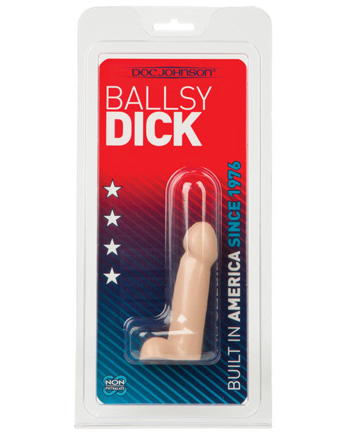 3" Ballsy Dick - White