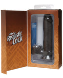 Realistic 8" Ultraskyn Cock W-balls - Black