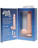 Realistic 9" Ultraskyn Slim Cock W-balls - White