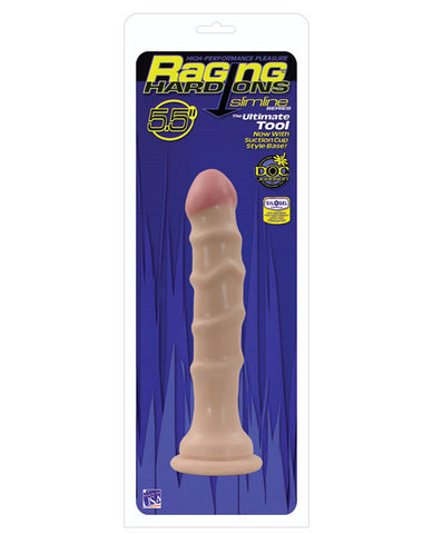 Raging Hard Ons Slimline 5.5" Dong W-suction Cup