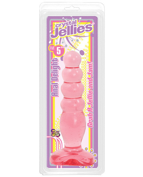 Crystal Jellies 5" Anal Delight - Pink