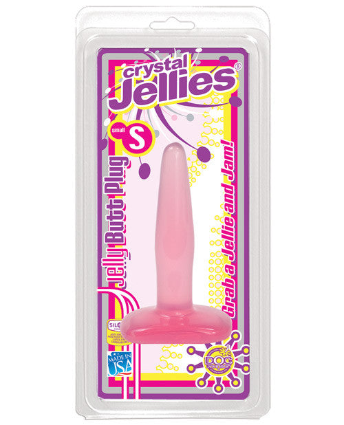 Crystal Jellies Butt Plug - Small Pink