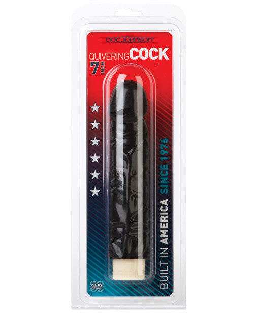 Quivering Cock 8" Vibe - Black