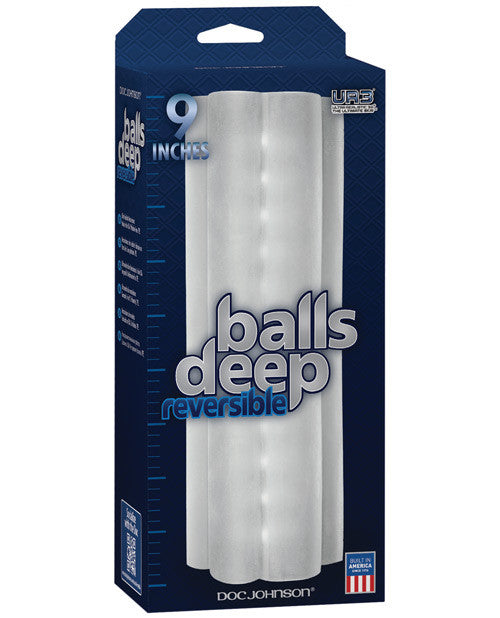 Balls Deep The Beast 9" Reversible Stroker - Frost