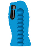 Optimale Vibrating Stroker W-thick Ribs - Blue