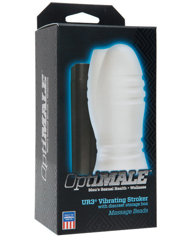 Optimale Vibrating Stroker W-massage Beads - Frost