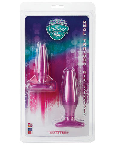 Radiant Gems Anal Trainer Kit - Purple