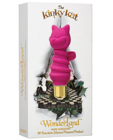 Wonderland Mini Massager The Kinky Kat - 10 Function Pink