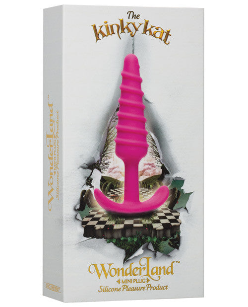 Wonderland Mini Plug The Kinky Kat - Pink