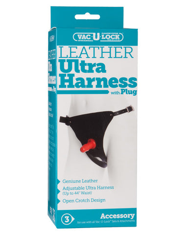 Leather Ultra Harness 3000 W-plug