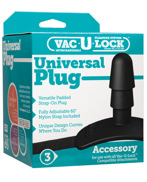 Vac-u-lock Universal Plug - Black