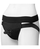 Vac U Lock Panty Harness W-plug Dual Strap S-m - Black