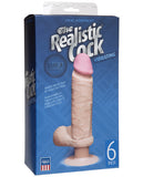 Vibrating Realistic 6" Ultraskyn Cock - White