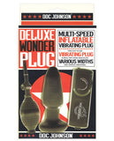 Deluxe Wonder Plug Inflatable Vibrating Butt Plug - Multi-speed