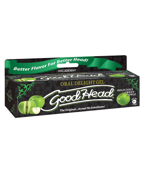 Good Head Oral Gel - 4 Oz Green Apple