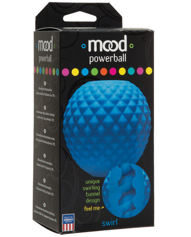 Mood Powerball Stroker Swirl - Blue