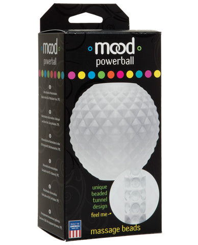 Mood Powerball Stroker Massage Beads - Frost