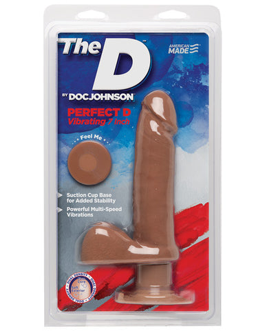 The D 7" Vibrating Perfect D - Caramel