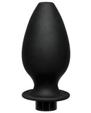 Kink Flow Silicone Anal Douche Accessory Full Flush Out - Black