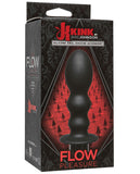 Kink Flow Silicone Anal Douche Accessory Pleasure - Black