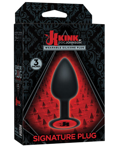 Kink 3" Signature Plug - Black