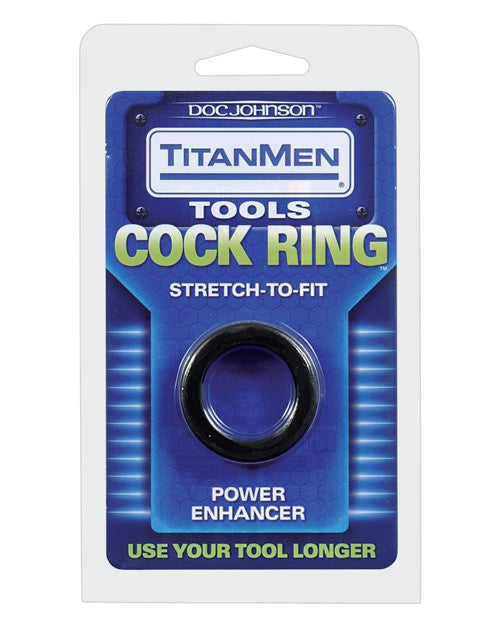 Titanmen Tools Cock Ring - Black