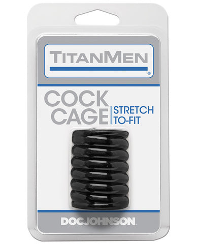 Titanmen Tools Cock Cage - Black