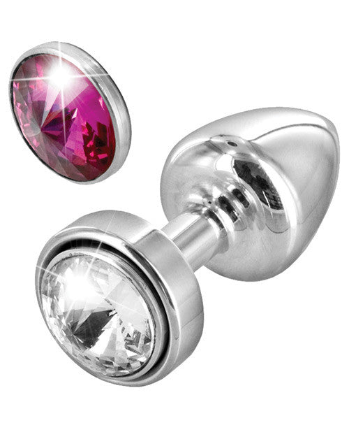 Diogol Anni 30mm Magnetic Stone - Clear-red