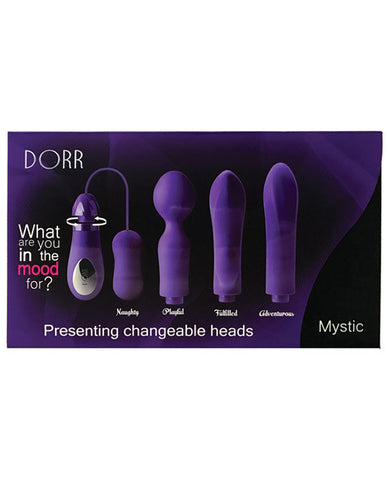 Dorr Mystic Switchable Head Vibe Set - Purple Set Of 4