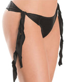 Flutter Side G-string Black O-s