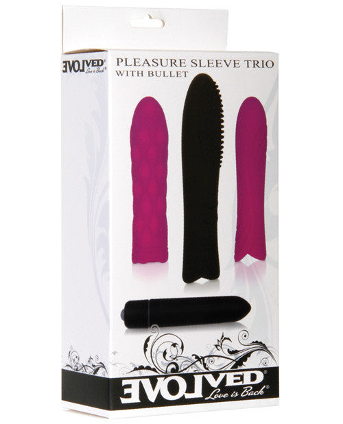 Evolved Pleasure Sleeve Trio W-bullet