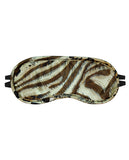 Satin Fantasy Blindfold 2 Strap - Animal Print