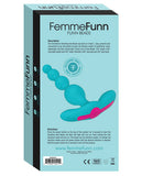 Femmefunn Funn Beads Vibrating Anal Beads - Turquoise