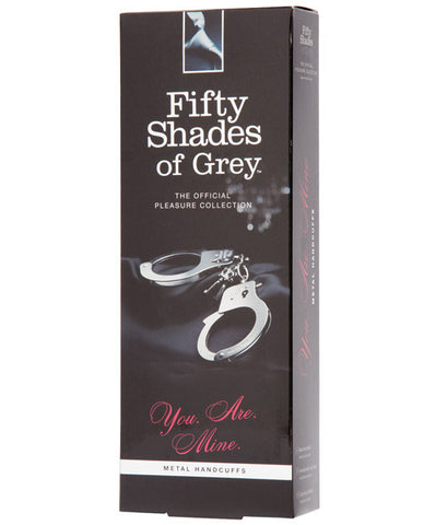 Fifty Shades Of Grey You Are Mine Metal Handcuffs