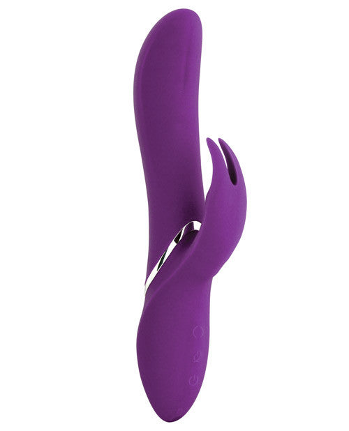 Gigaluv Rechargeable Dual Motors Silicone Rabbit - 13 Functions Purple