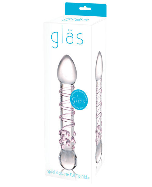 Glas Spiral Staircase Full Tip Glass Dildo