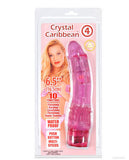 Crystal Caribbean #4 Waterproof Jelly Vibe - 10 Function Pink