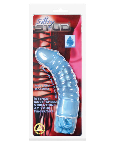 Silky Stud Waterproof Vibe - Blue