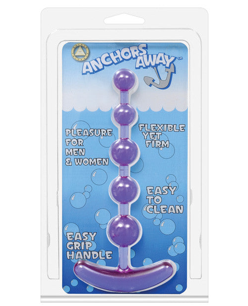 Anchor's Away Beaded Anal Plug - Lavender