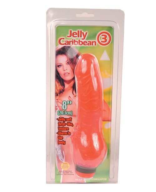 Jelly Caribbean #3 8" Vibe - Coral