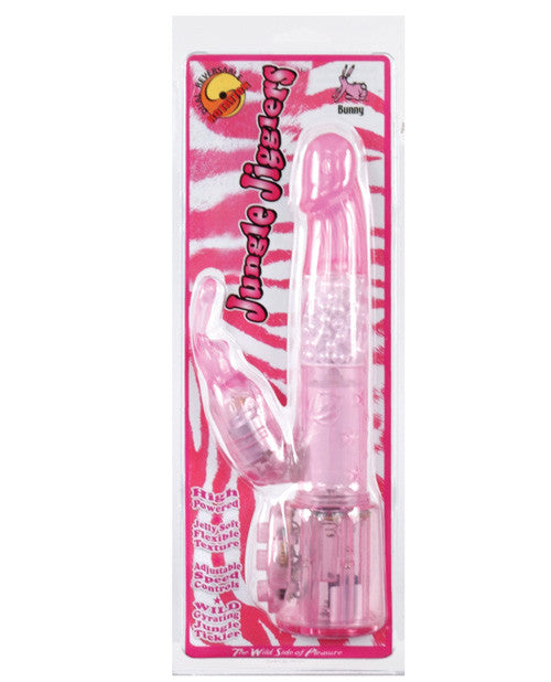 Jungle Jiggler Bunny Beaded Vibe - Pink