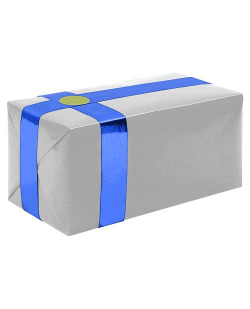 Gift Wrapping For Your Purchase(silver W-blue Ribbon)-extra Day To Ship