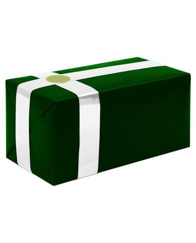 Gift Wrapping For Your Purchase (forest Green W-white Ribbon)-extra Day To Ship