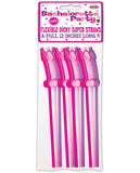 Bachelorette Party Flexy Super Straw - Pack Of 10